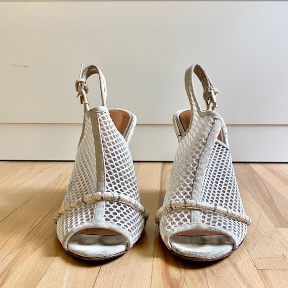 Rebecca Minkoff Emile peep-toe wedge mesh - Picture 4 of 6